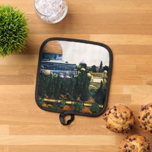 Manique Dôme du Rocher, Jérusalem (De haut en bas)