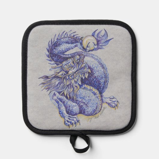 Manique Dragon bleu (Recto)