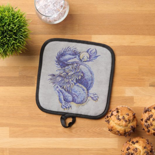 Manique Dragon bleu (De haut en bas)