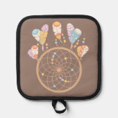 Manique Dreamcatcher Tribal Boho Brown (Recto)