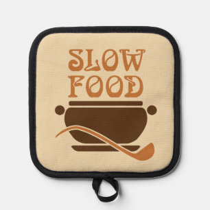 Manique Drôle Slow Food avec pot à soupe et louche