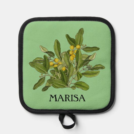 Manique Élégant Feuille vert (Recto)