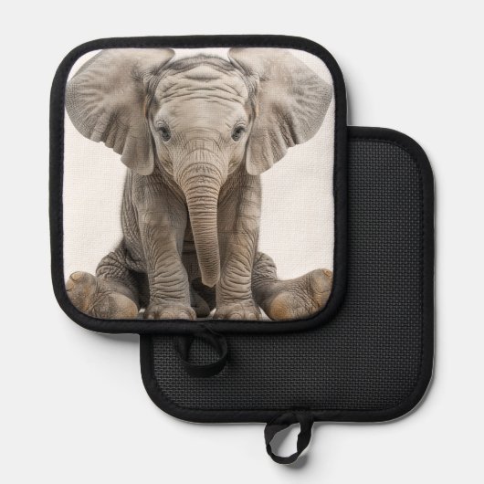 Manique Eléphant bébé (Recto/Verso)