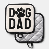 Manique Empreinte de patte de chien papa (Recto/Verso)