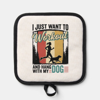 Manique Entraînement avec mon chien Design de t-shirt vint