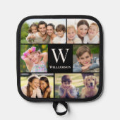 Manique Famille Monogramme 6 Photo Collage (Recto)