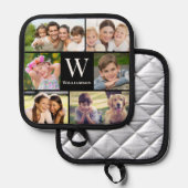 Manique Famille Monogramme 6 Photo Collage (Recto/Verso)