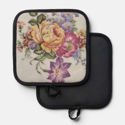 Manique Fantaisie florale (Recto/Verso)