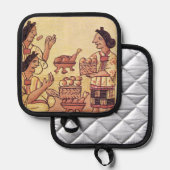 Manique Femmes aztèques à un banquet (Recto/Verso)