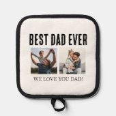 Manique Fête des pères Meilleur papa Ever 2 Photo Collage (Recto)