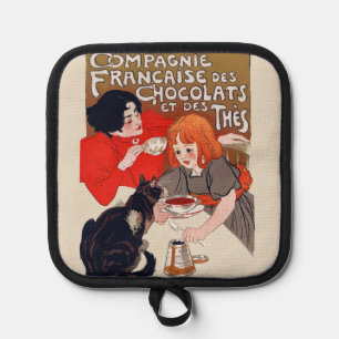 Manique Fête du chocolat français Steinlen Art