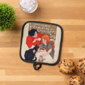 Manique Fête du chocolat français Steinlen Art (De haut en bas)