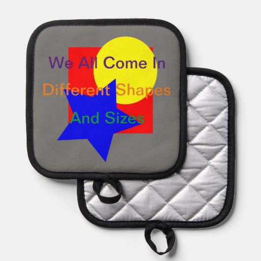 Manique Formes Et Tailles Différentes (Recto/Verso)