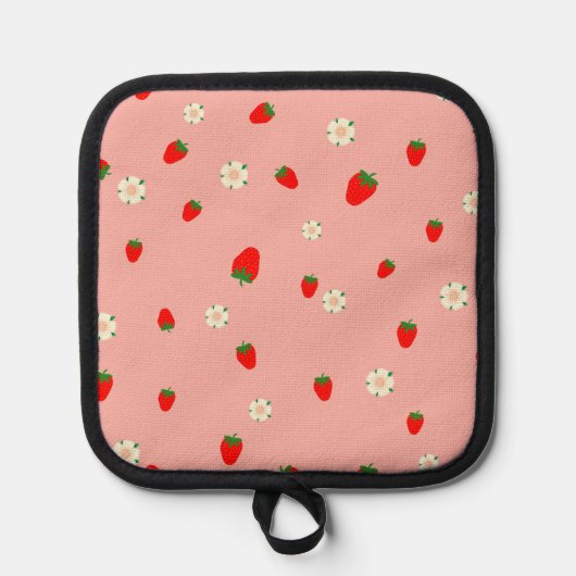 Manique Fraises et Fleurs (Recto)
