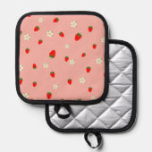 Manique Fraises et Fleurs (Recto/Verso)
