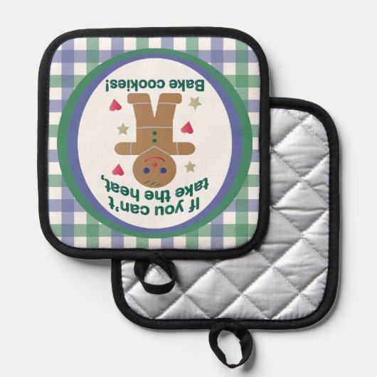 Manique Fun "If You Can't Take the Heat" Gingerbread Man (Recto/Verso)