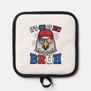 Manique Funny 4th of July Eagle Bruh Maillot Patriotique C