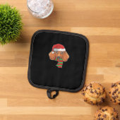 Manique Funny Christmas Dog Xmas Santa Dachshund Holiday G (De haut en bas)