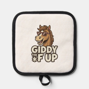 Manique Funny Giddy The F Up Vintage Horse Shirt Design