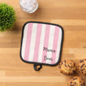 Manique gant de cuisine ours maman parfait pour une maman (De haut en bas)