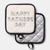 Manique Gant de four et dessous de plat (Recto/Verso)