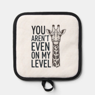 Manique Girafe Drôle Tu N'es Même Pas à Mon Niveau T-Shirt