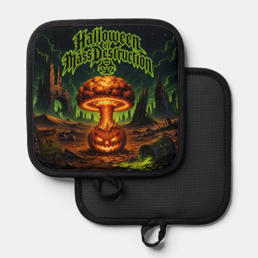 Manique Halloween de destruction massive Citrouille radioa (Recto/Verso)