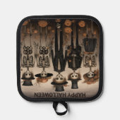 Manique Halloween déplaisant de la famille de squelettes (Recto)