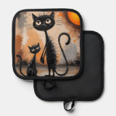 Manique Halloween Petit Chat Gros Chat (Recto/Verso)