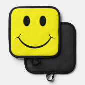 Manique Happy Face Graphic | jaune (Recto/Verso)