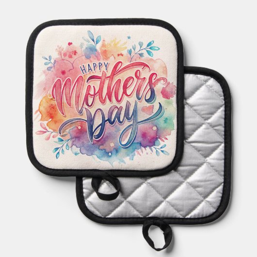 Manique Happy Mother's Day Pot Holder (Recto/Verso)