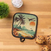 Manique Hawaï vintage/tropical (De haut en bas)