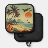 Manique Hawaï vintage/tropical (Recto/Verso)