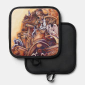 Manique Hongrois céleste (Recto/Verso)