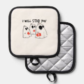 Manique I Will Stab You Ghost Nurse Funny RN Halloween Gho (Recto/Verso)