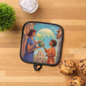 Manique IA Diverse World Oven Mitt (De haut en bas)