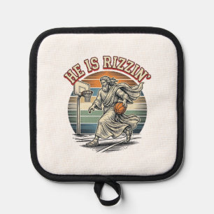 Manique Il est Rizzin Vintage Basketball Religious T-Shirt