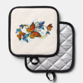 Manique Infinity of Monarch Butterflies (Recto/Verso)