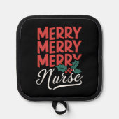 Manique Infirmière Noël Joyeux Infirmière Cadeaux de vacan (Recto)