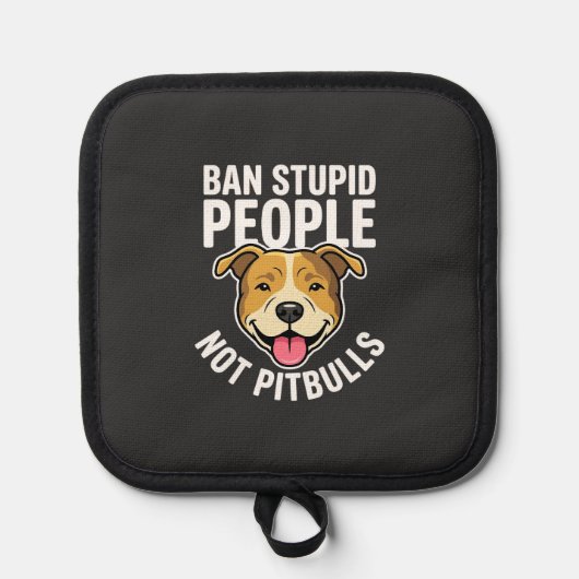 Manique Interdire les gens stupides pas Pitbulls Chien (Recto)