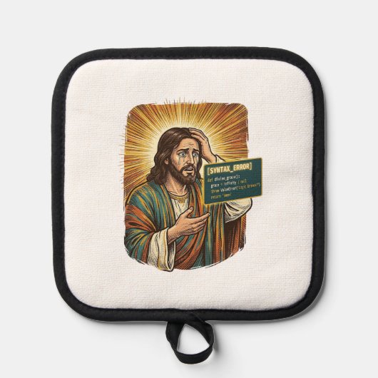 Manique Jésus pleurant Erreur de syntaxe Codage Programmeu (Recto)