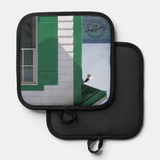 Manique Jours Cottages Pot Holders (Recto/Verso)