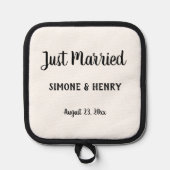 Manique Juste marié Personnalisé avec les noms Mariage Dat (Recto)