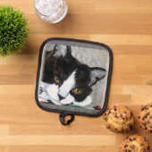 Manique Kitty and ladybuts Oven Mitts & Pot Holders (De haut en bas)