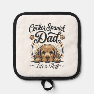Manique La vie de papa Cocker Spaniel est rude Vintage T-s
