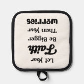 Manique Laissez votre foi - Noir (Recto)