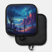 Manique Le désert la nuit au sud-ouest (Recto/Verso)