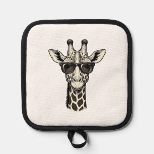 Manique Lunettes de soleil de girafe cool T-shirt à gravur