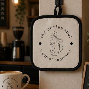 Manique Magasin de Café Personnalisé Ajoutez Votre Logo Mo