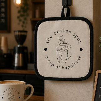 Manique Magasin de Café Personnalisé Ajoutez Votre Logo Mo